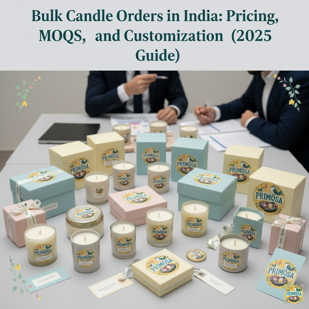 Bulk Candle Orders in India: Pricing, MOQs, and Customization (2025 Guide)
