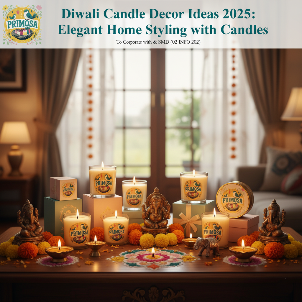 Diwali Candle Decor Ideas 2025: Elegant Home Styling with Soy Candles