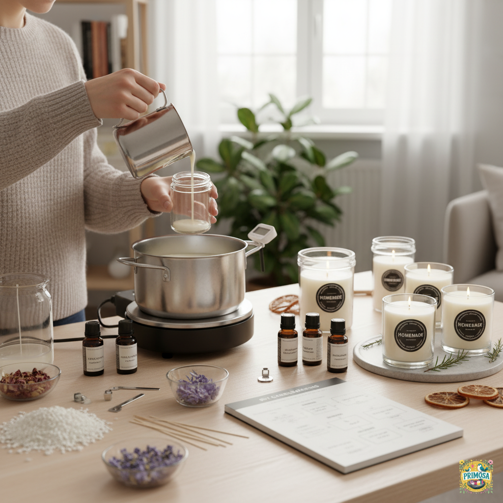 DIY Candle Making at Home: Complete Beginner's Guide 2025