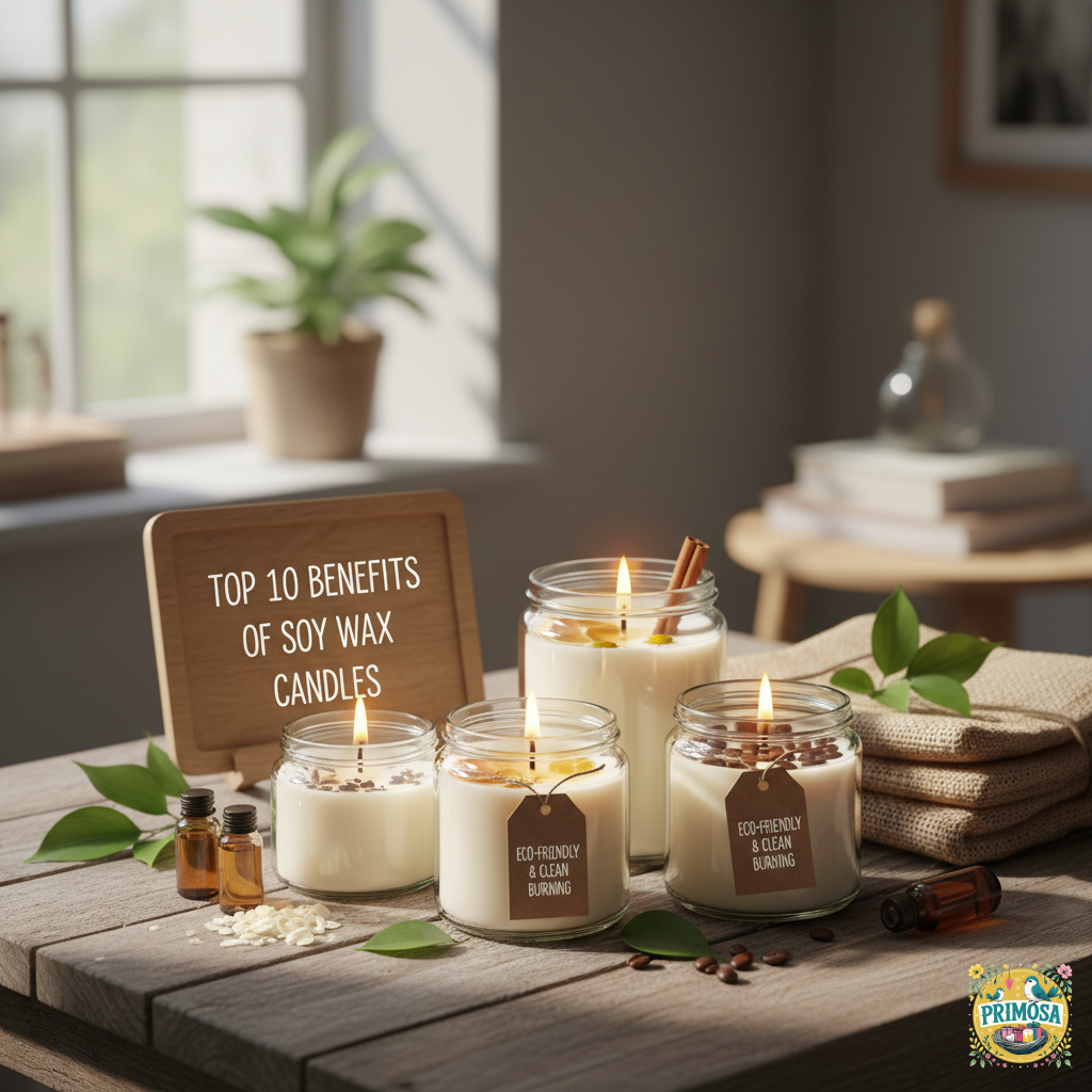 Top 10 Benefits of Soy Wax Candles: Why Choose Eco-Friendly Candles