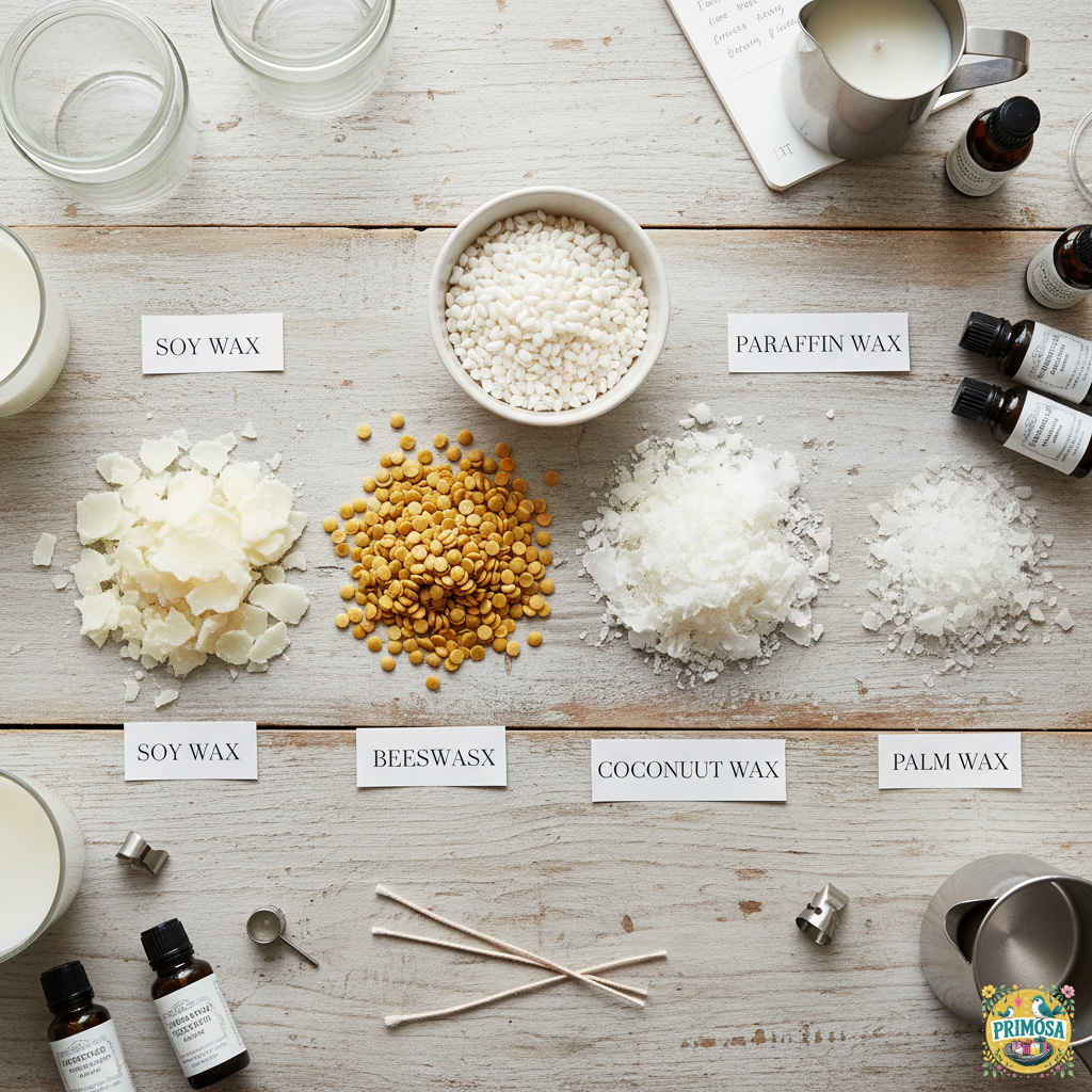 Types of Candle Wax: Complete Guide to Choosing the Right Wax for Your Candles